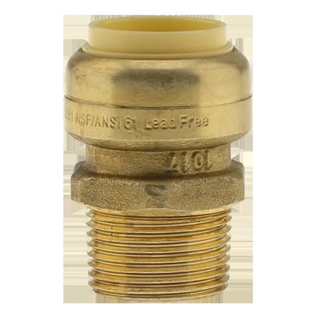 Homewardbound 0.75 x 0.75 in. MPT Push Fit Adapter HO3350789
